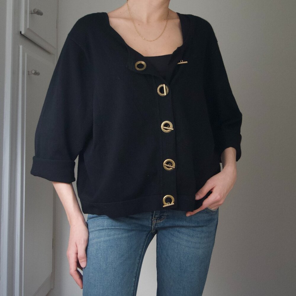 Spense - Cardigan with Gold Toggle Buttons